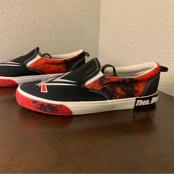 Ground Up WWE Slip-on Canvas Shoes Sneakers Men’s Size 9.5 - Picture 2 of 10